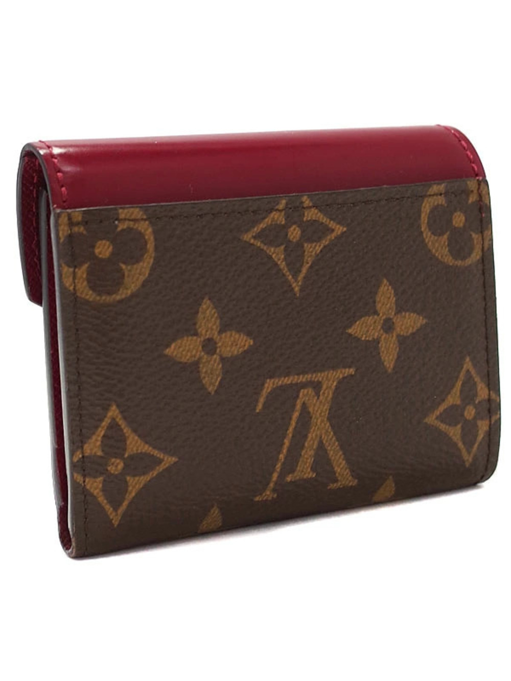 Louis Vuitton fold Portefeuille Monogram Tri Zoe Wallet Brown